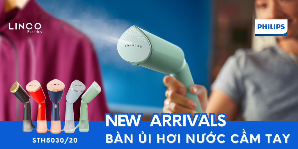 Bàn ủi hơi nước cầm tay philips 2025
