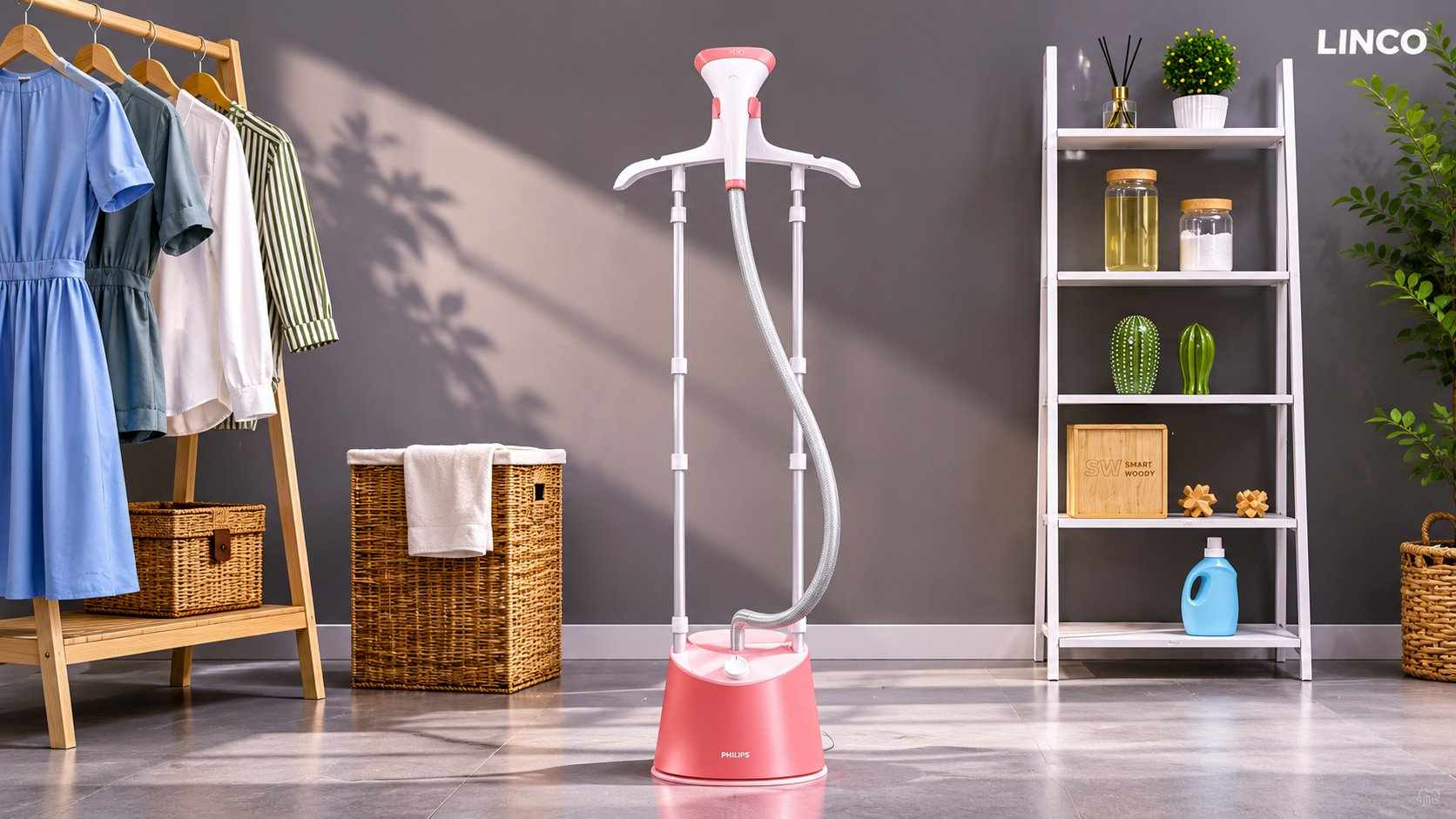 Bàn ủi hơi nước đứng Philips STE1020/40 1800W