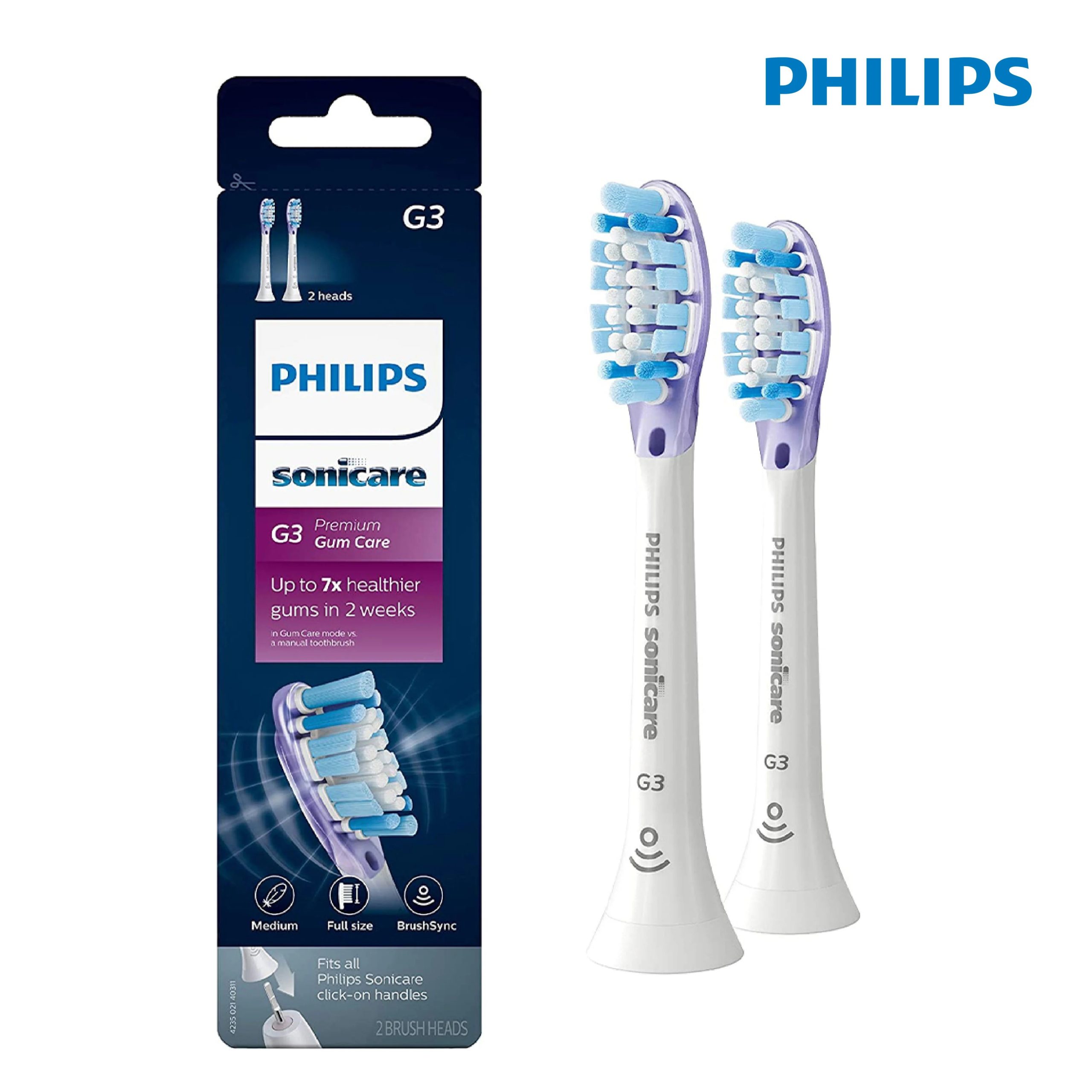 Bộ 2 đầu bàn chải điện G3 Philips HX9052/67
