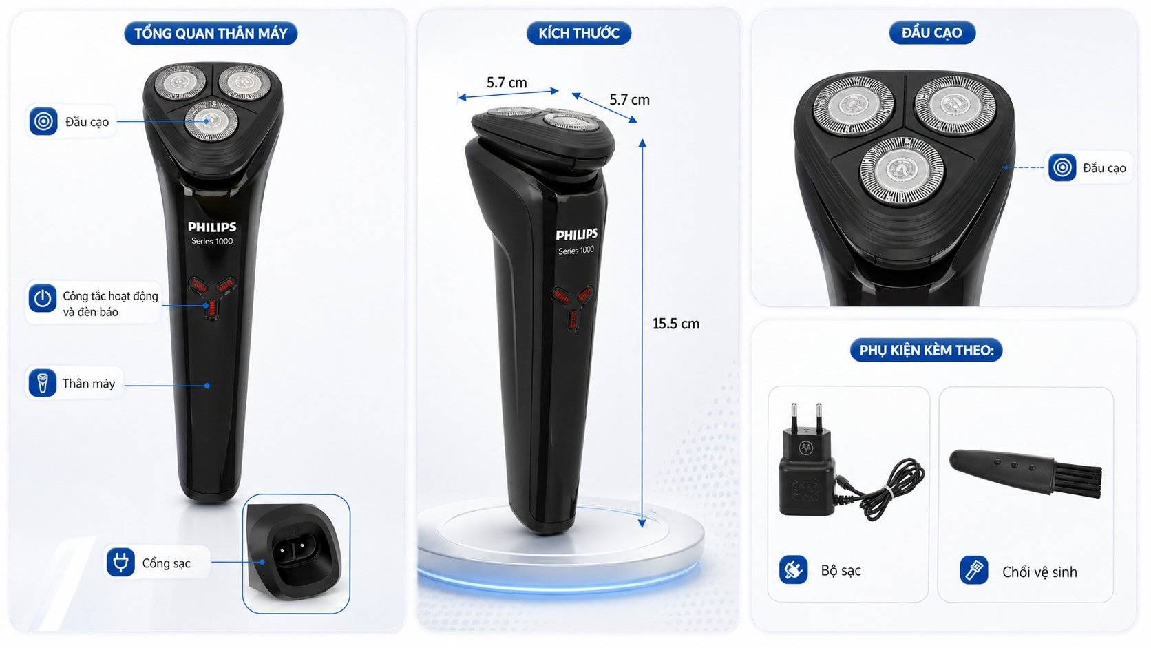 mua Máy cạo râu Philips S1103/02 uy tín ở linco
