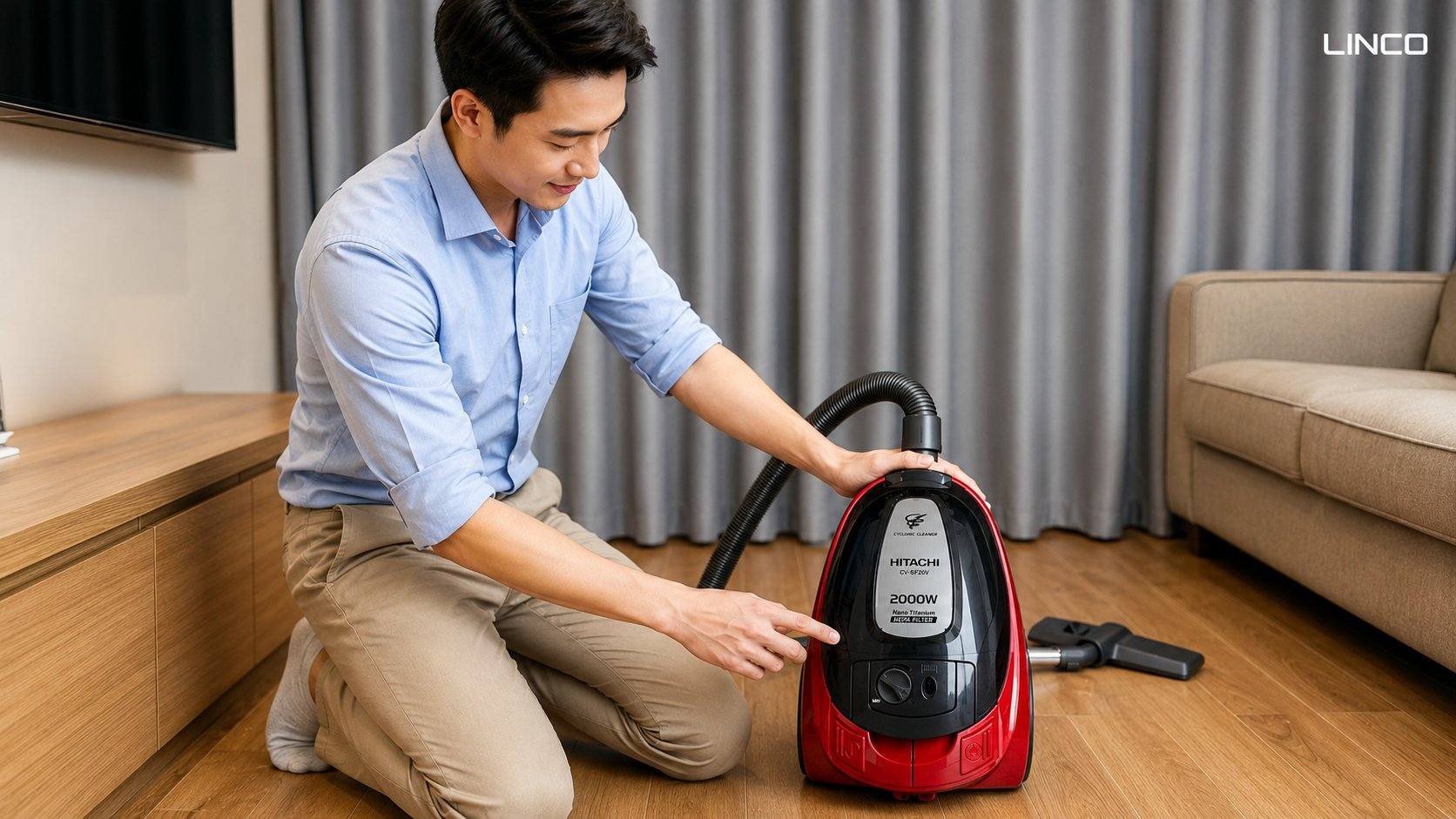 địa chỉ mua máy hút bụi hitachi cv-sf20v 24cv bre giá tốt chính hãng
