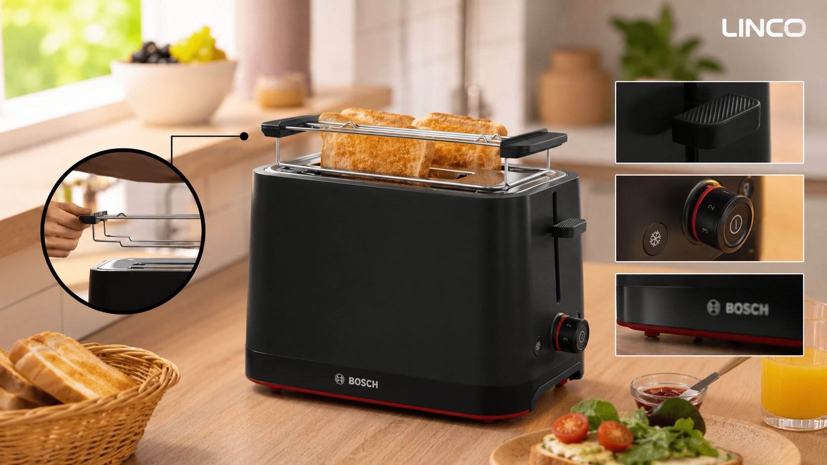 công ty phân phối máy nướng bánh mì bosch tat3m123