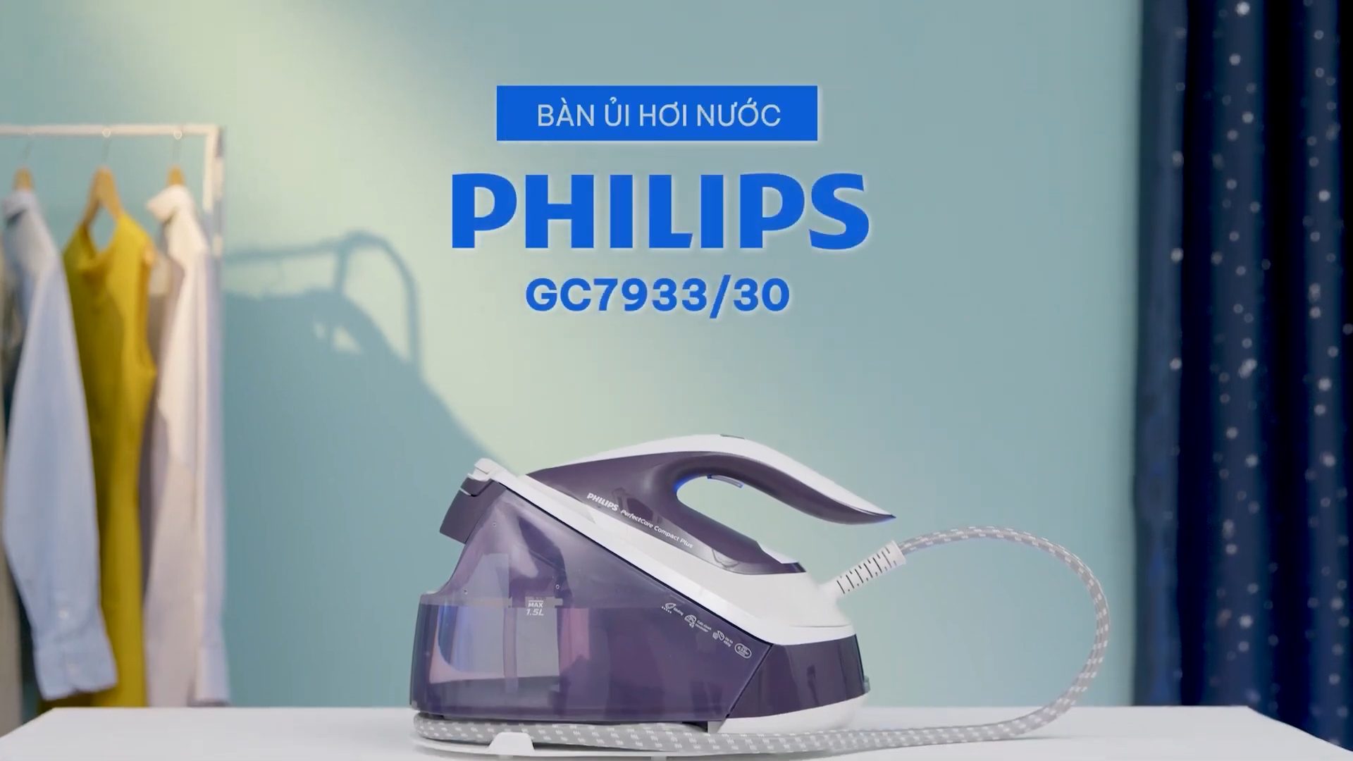 mua Bàn ủi hơi nước Philips GC7933/30 chính hãng