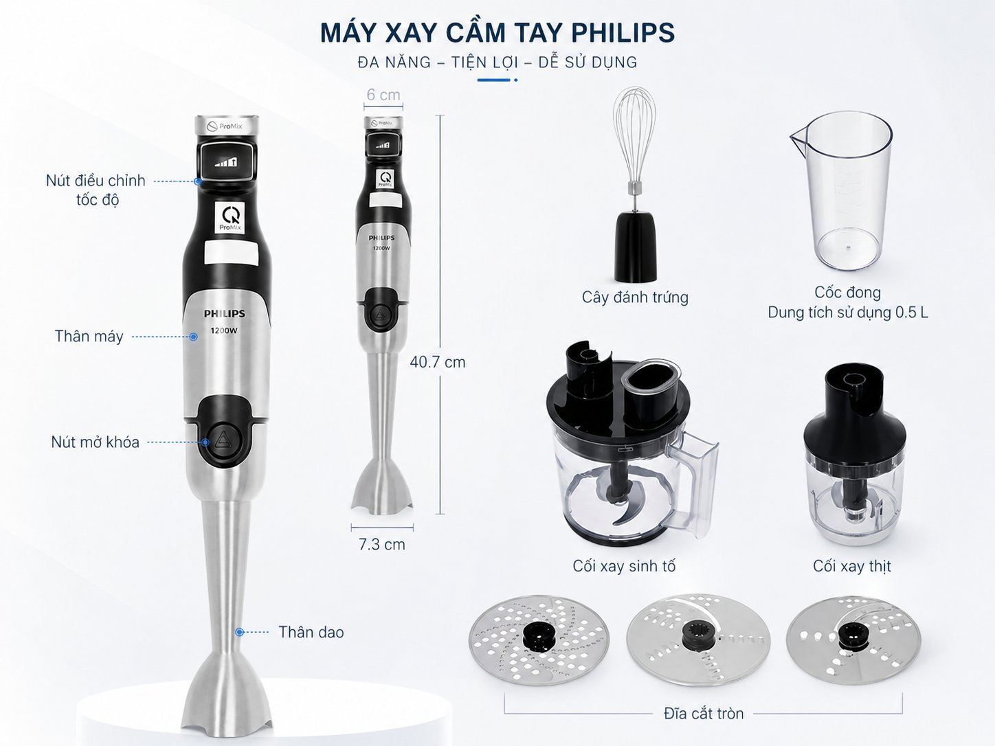 báo giá mua máy xay cầm tay philips hr2685/00