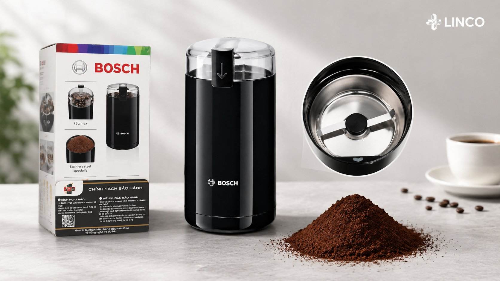 review mua máy xay khô bosch tsm6a013b cà phê