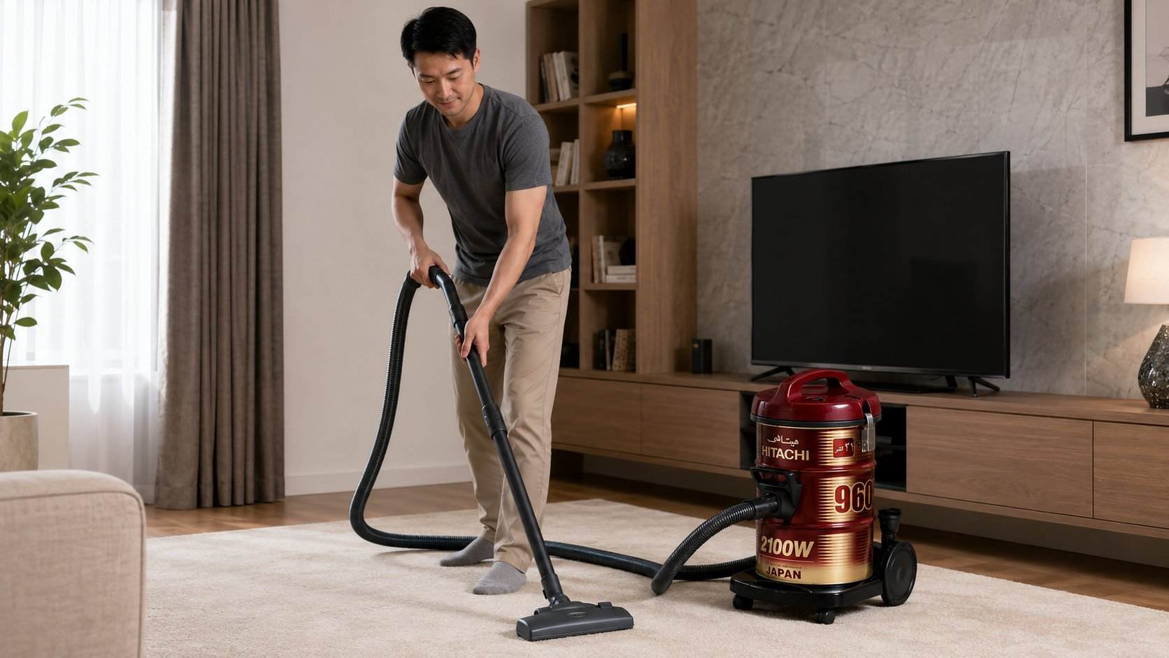 có nên mua máy hút bụi hitachi cv-960f 24cv wr