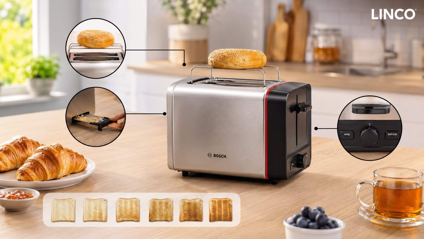 máy nướng bánh mì bosch tat6m420 uy tín