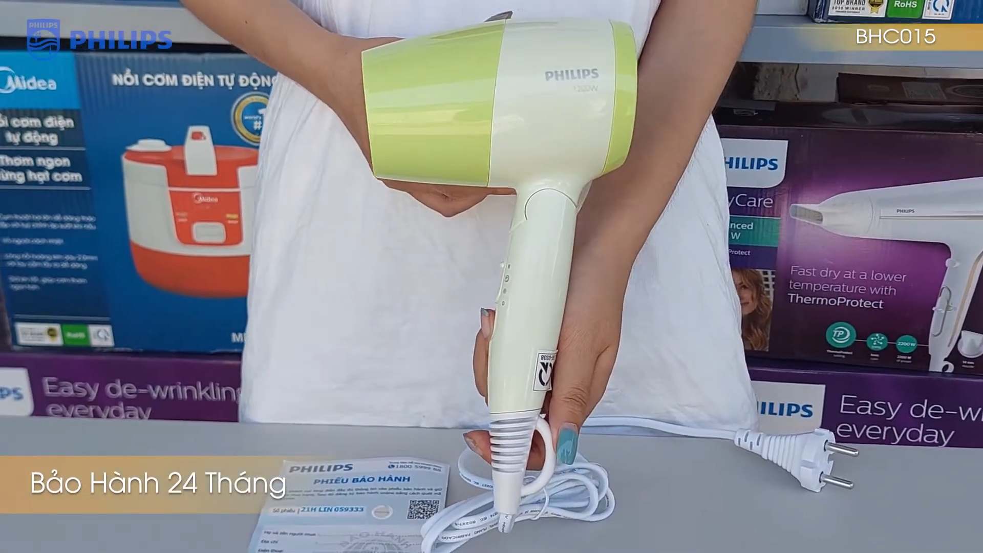 máy sấy tóc philips bhc015/00 giá sỉ