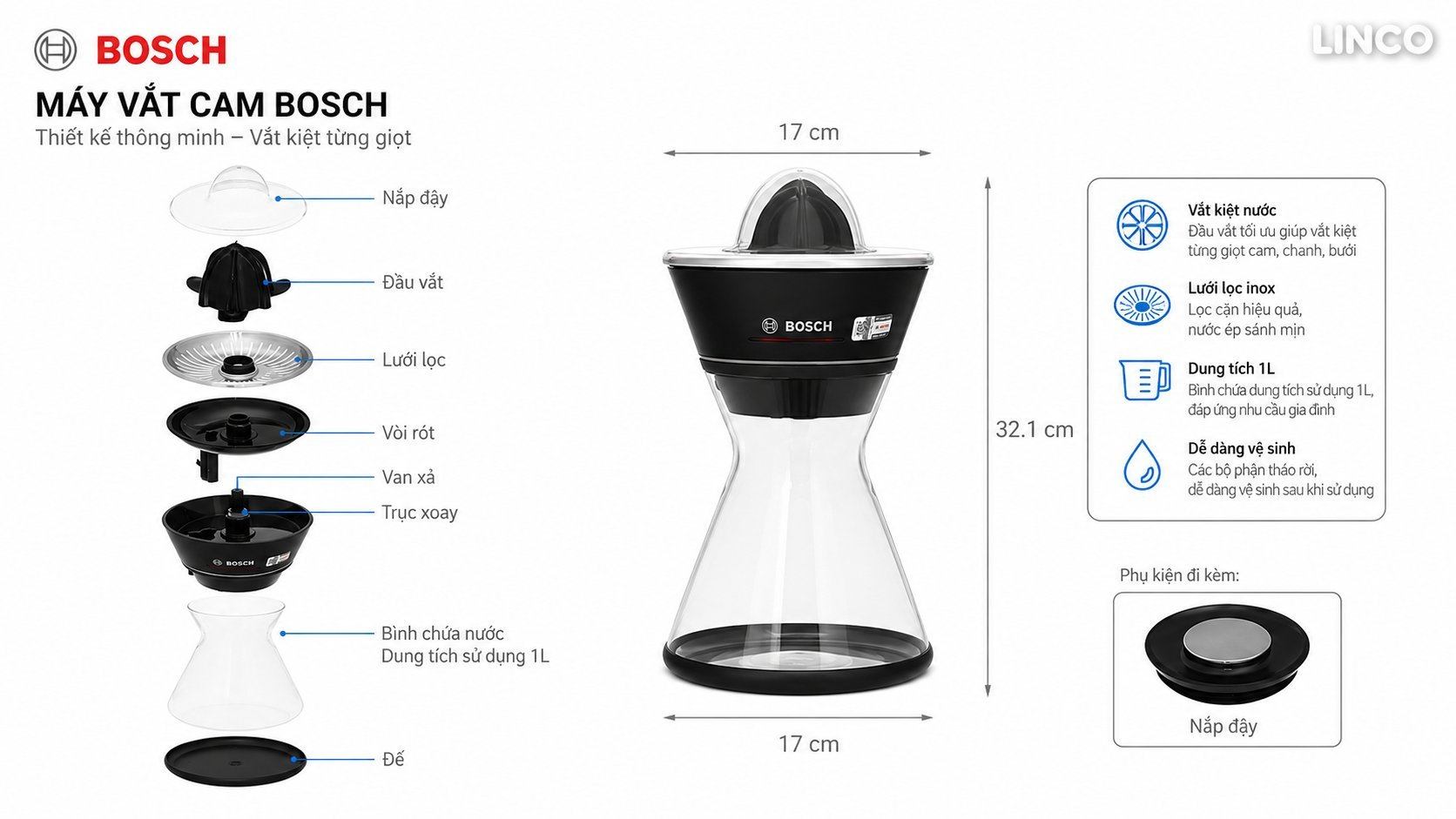mua máy vắt cam bosch mcp72gpb uy tín