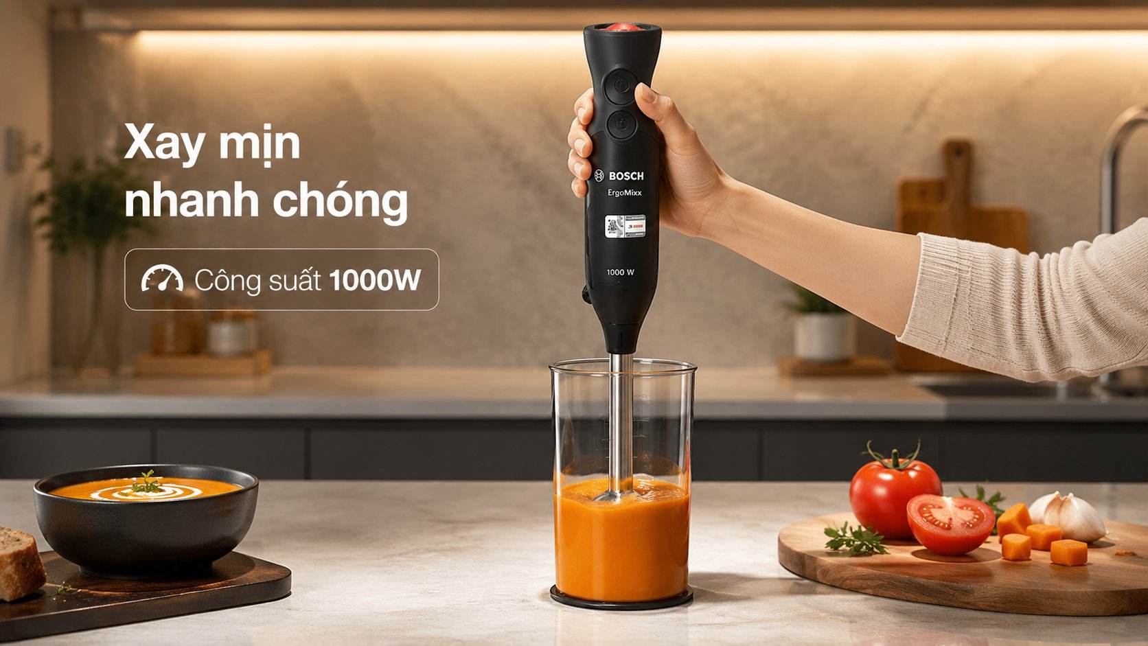 đại lý phân phối mua máy xay cầm tay bosch ms6cb6110