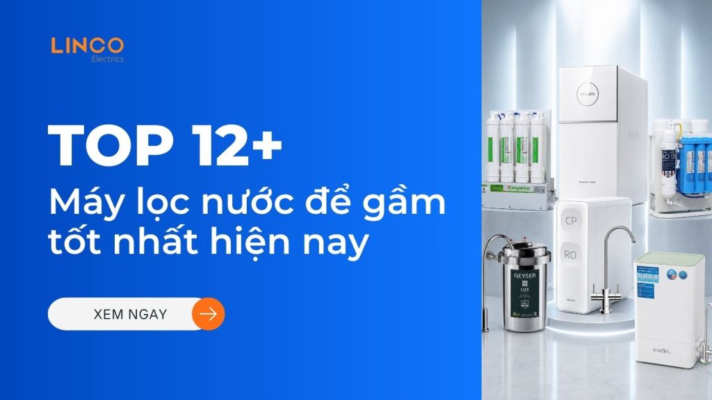 máy lọc nước để gầm tốt nhất hiện nay