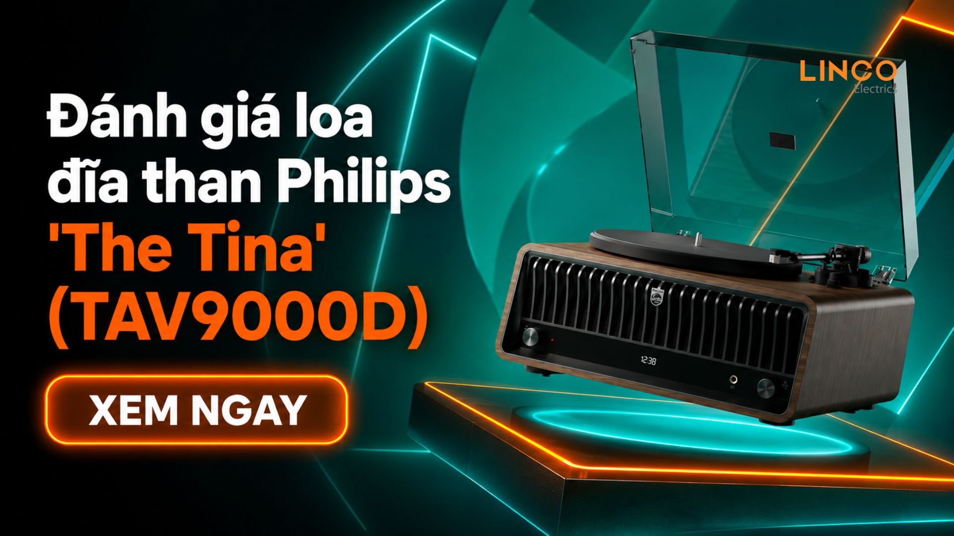 Đánh giá loa đĩa than Philips 'The Tina' (TAV9000D)