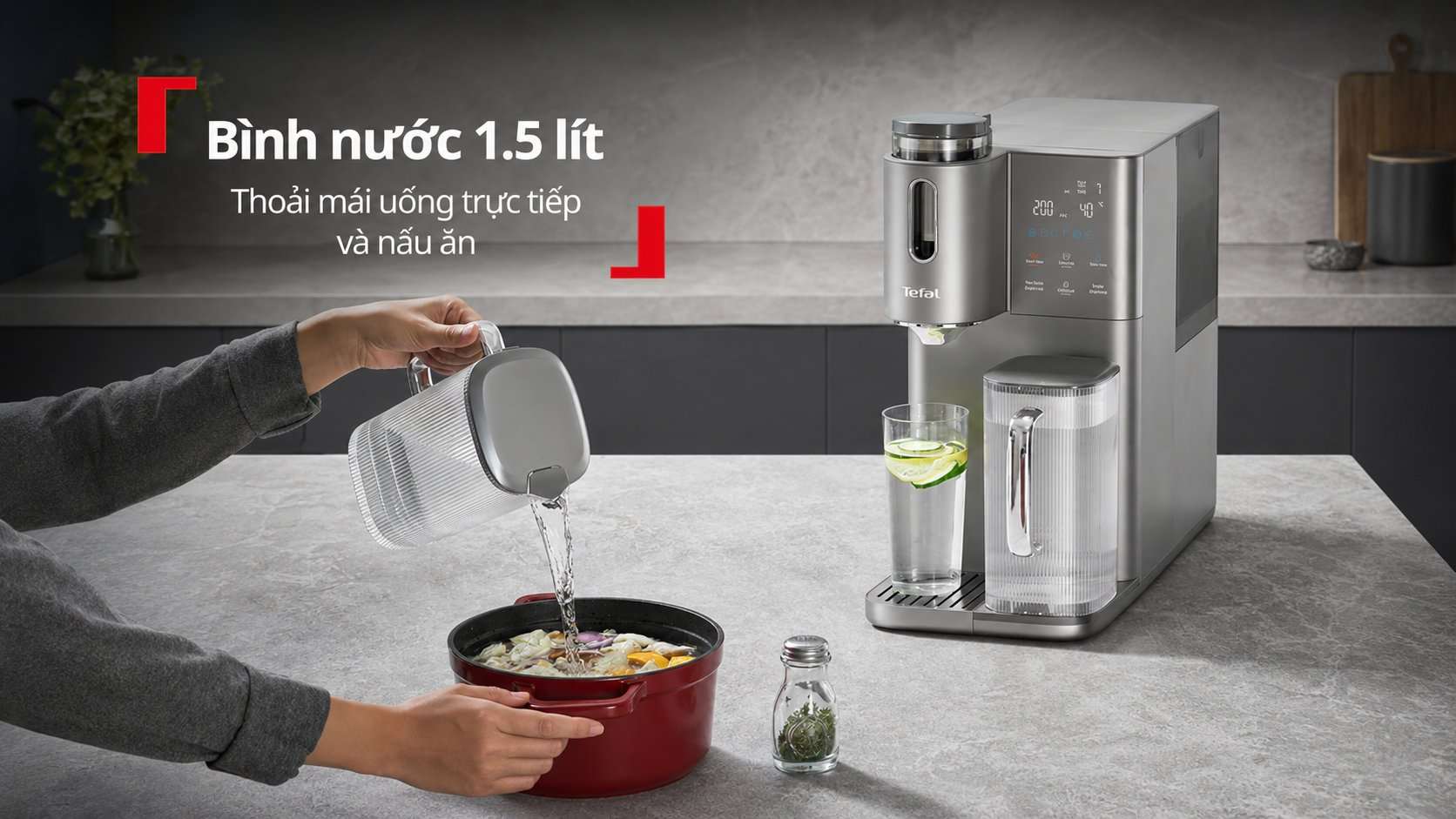 đánh giá máy lọc nước tefal BR653