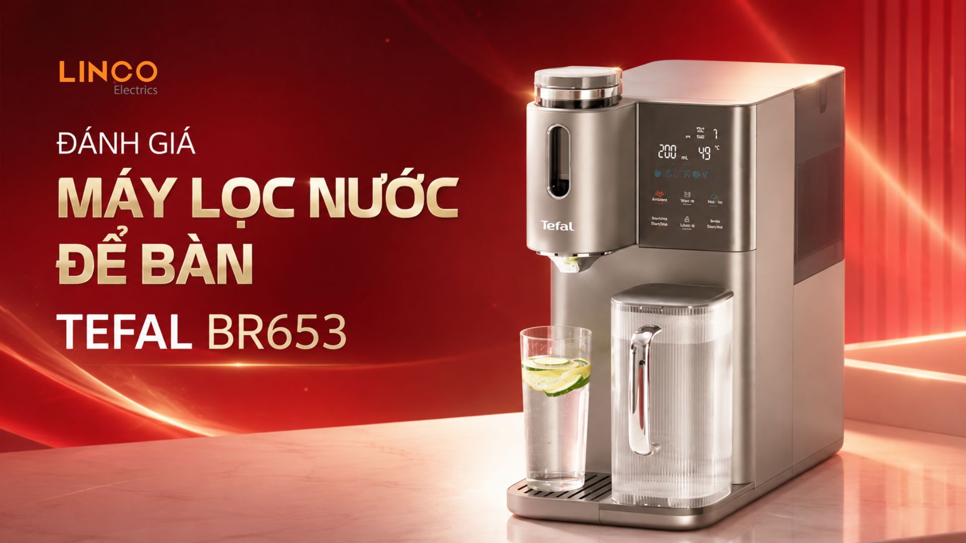 Đánh giá máy lọc nước để bàn Tefal BR653