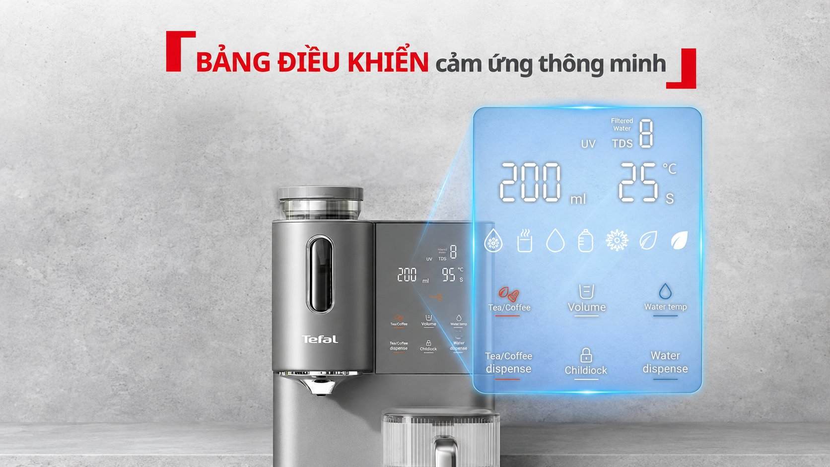 có nên mua máy lọc nước để bàn Tefal BR653