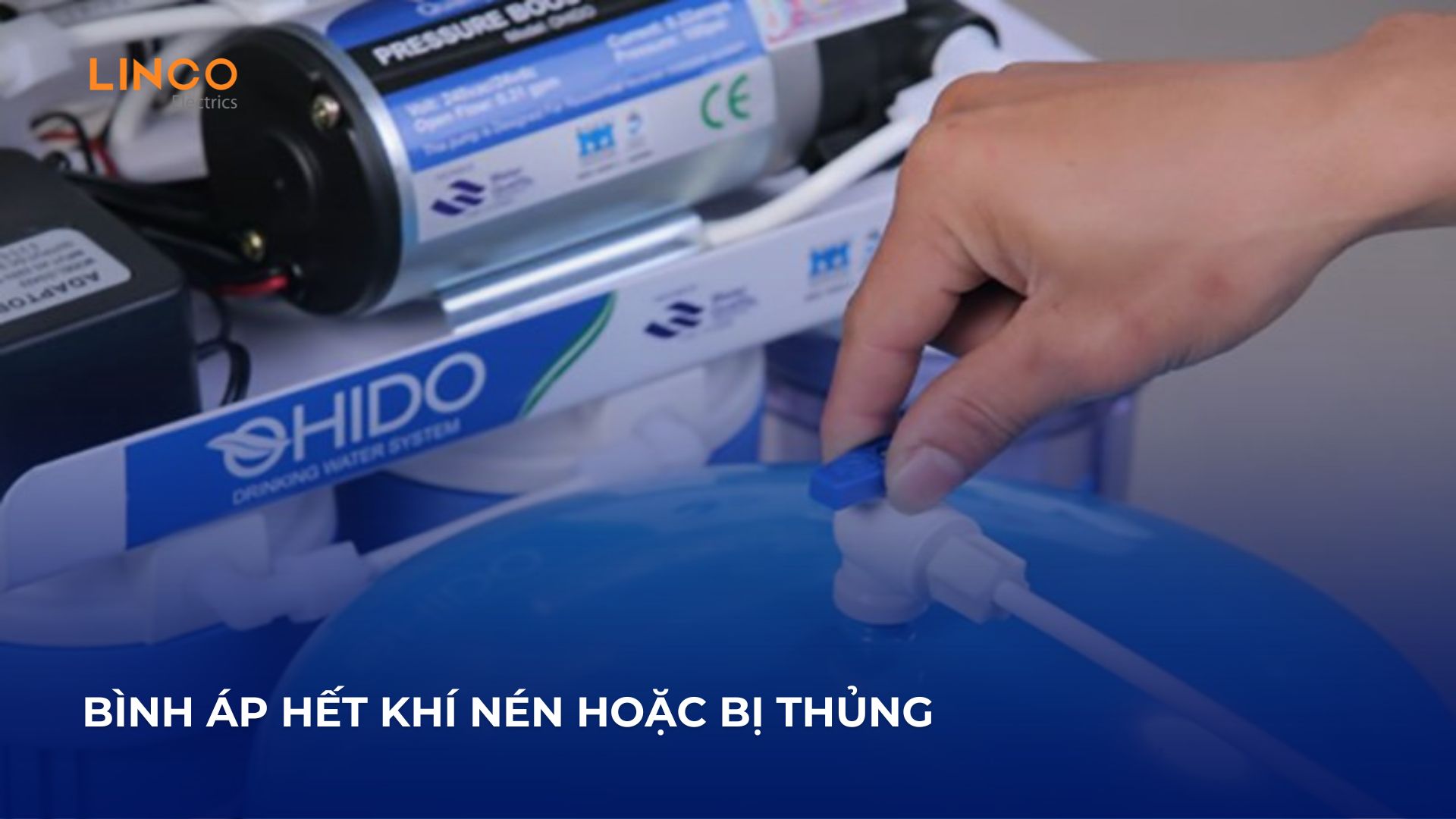cách sửa máy lọc nước chảy yếu