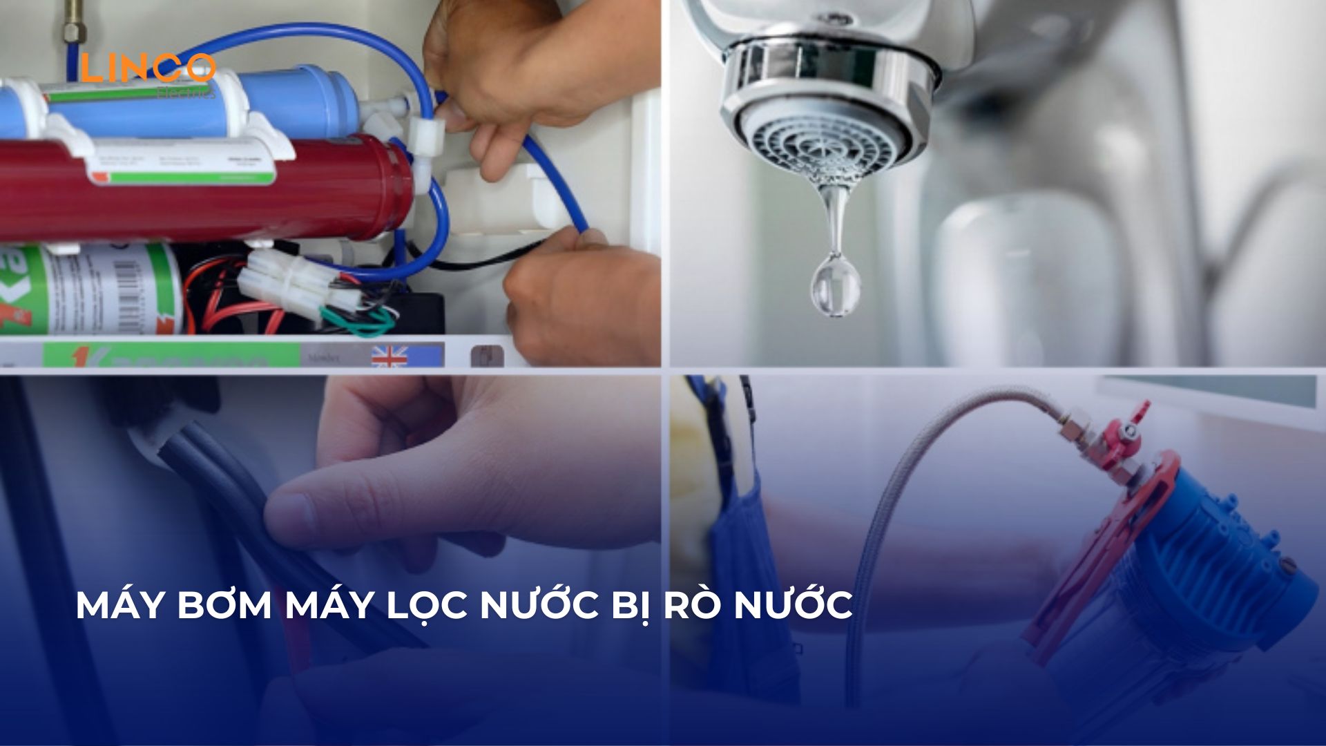 Vòi máy lọc nước bị nhỏ giọt