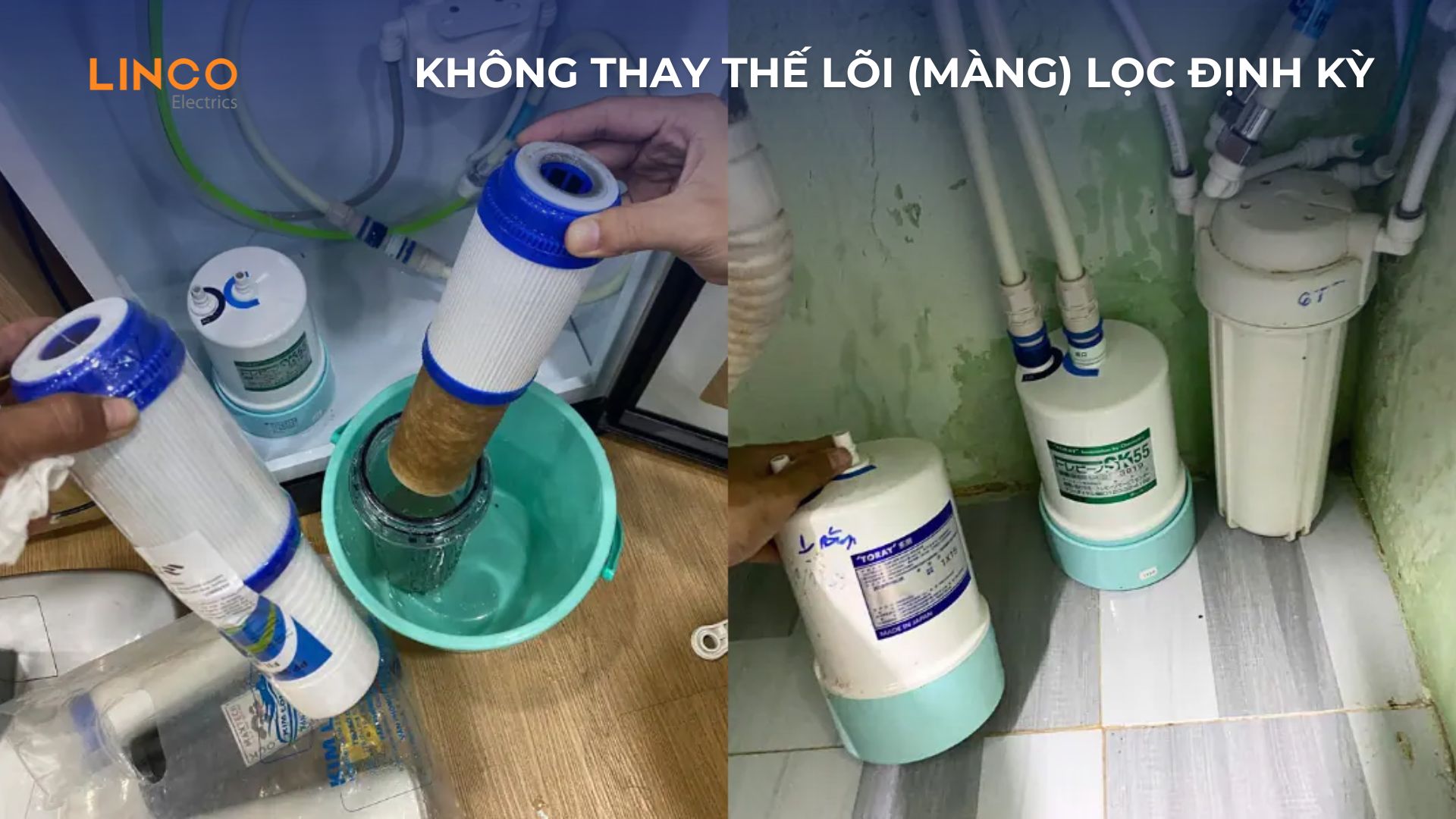 top sai lầm thường gặp khi sử dụng máy lọc nước trong mùa nồm ẩm