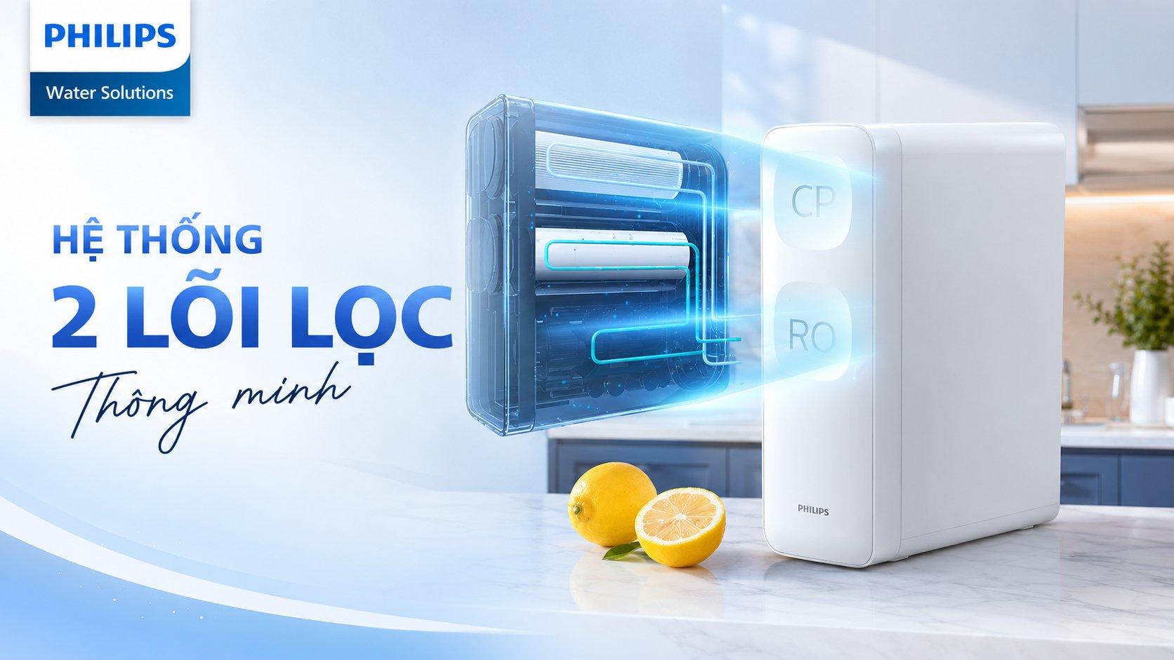 review máy lọc nước ro philips aut2015 sau 3 tháng