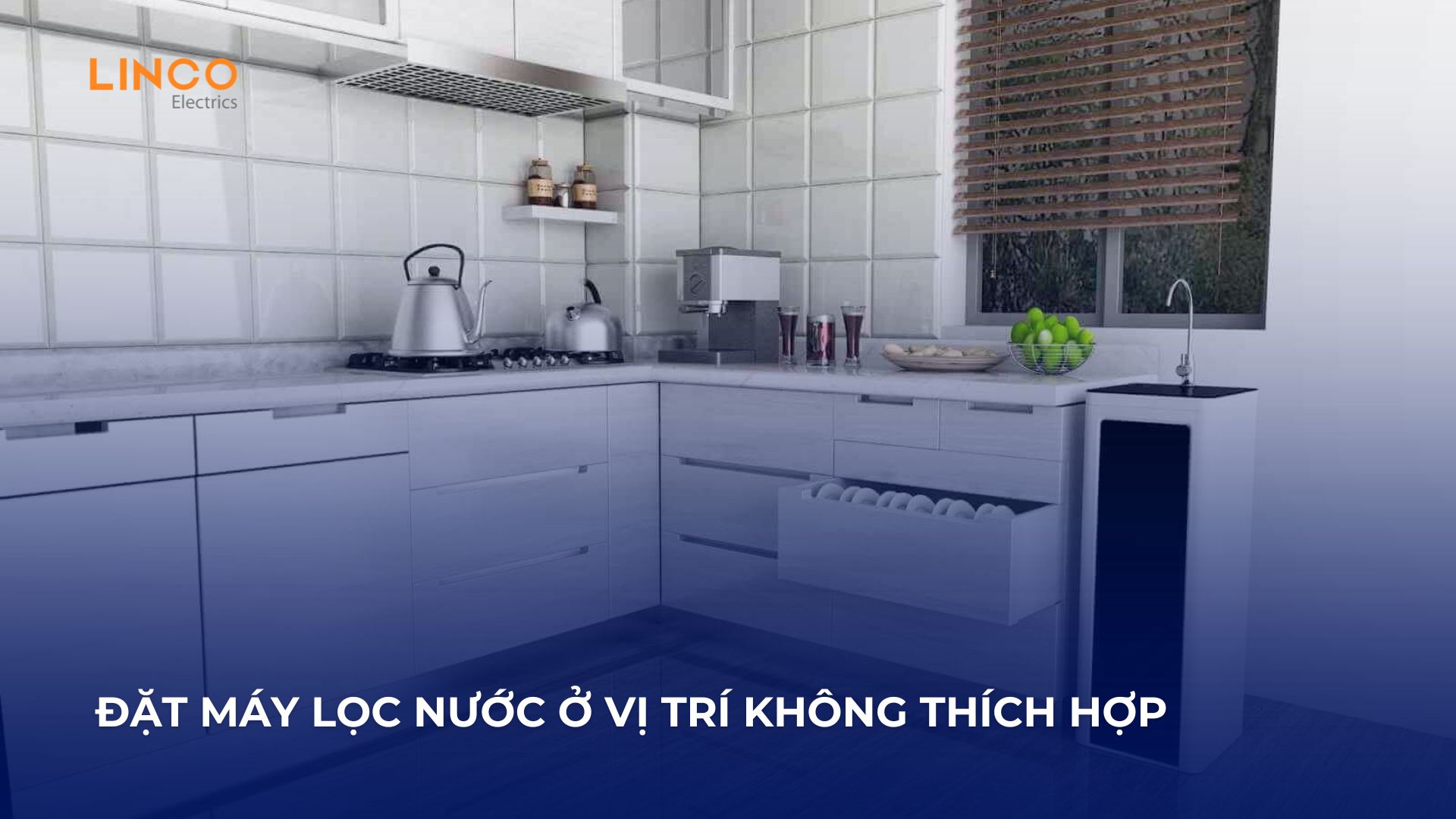 sai lầm phổ biến khi sử dụng máy lọc nước