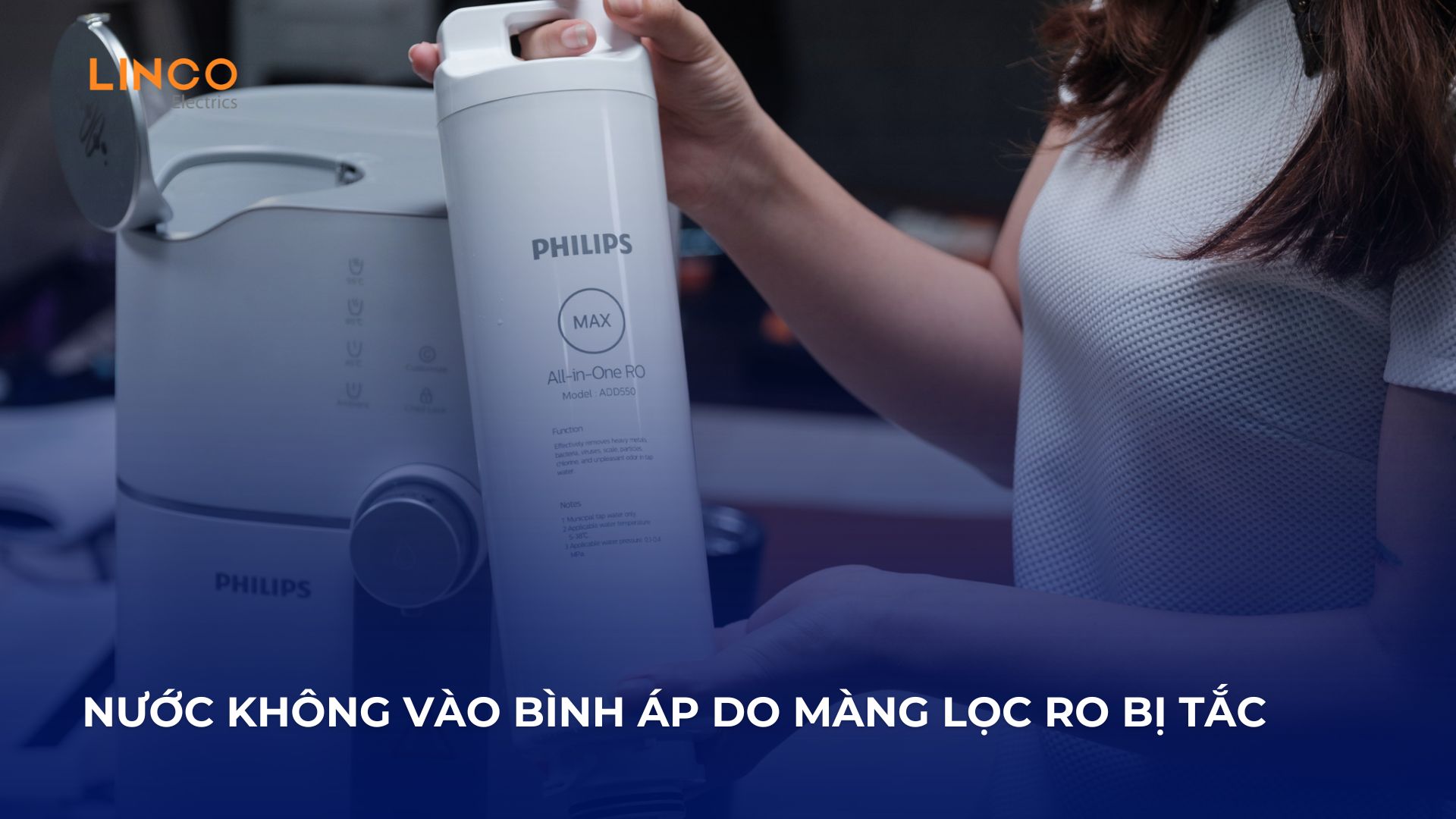 tại sao máy lọc nước không ra nước