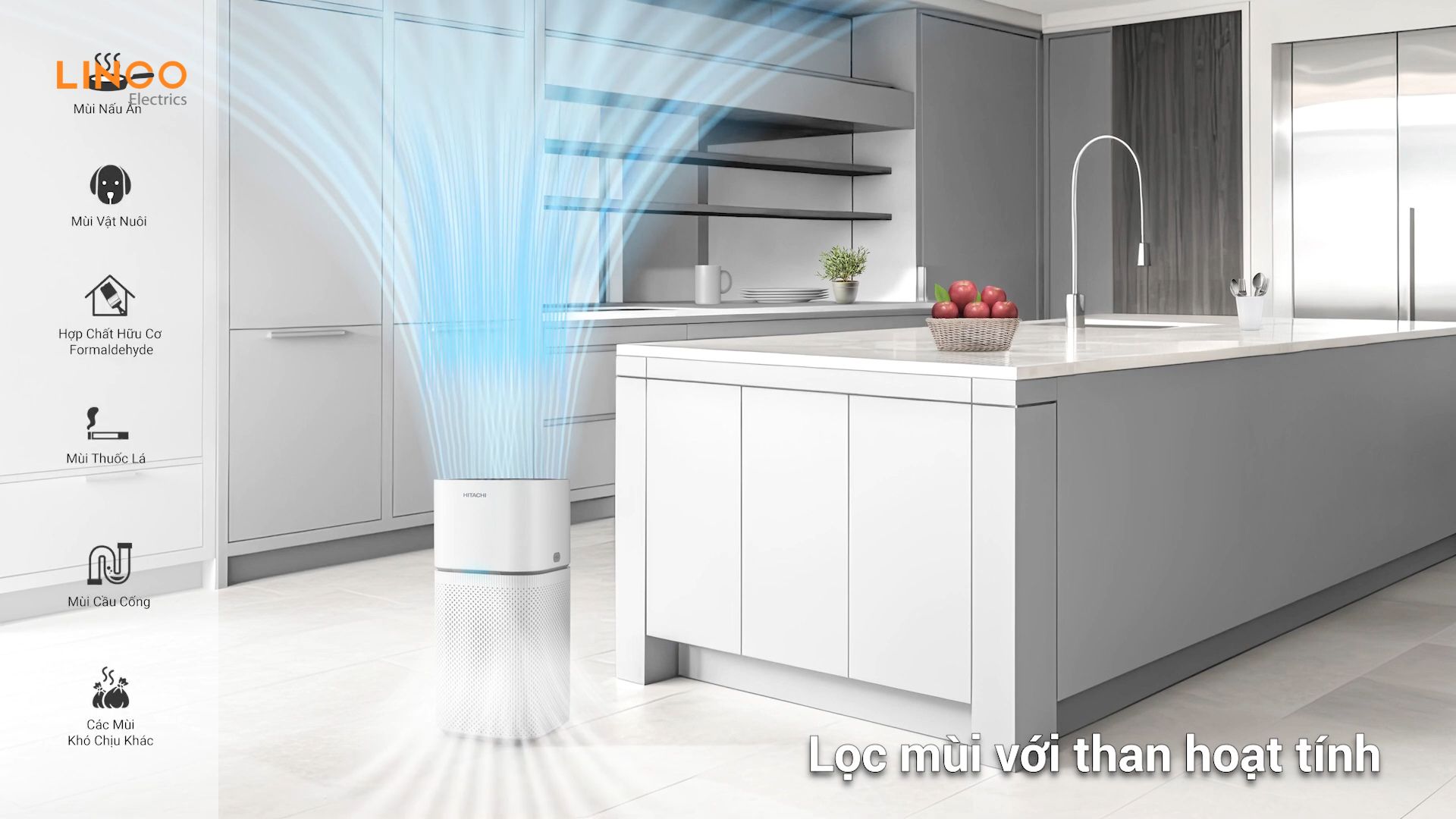Mua máy lọc không khí Hitachi chất lượng, giá tốt ở Linco Electrics