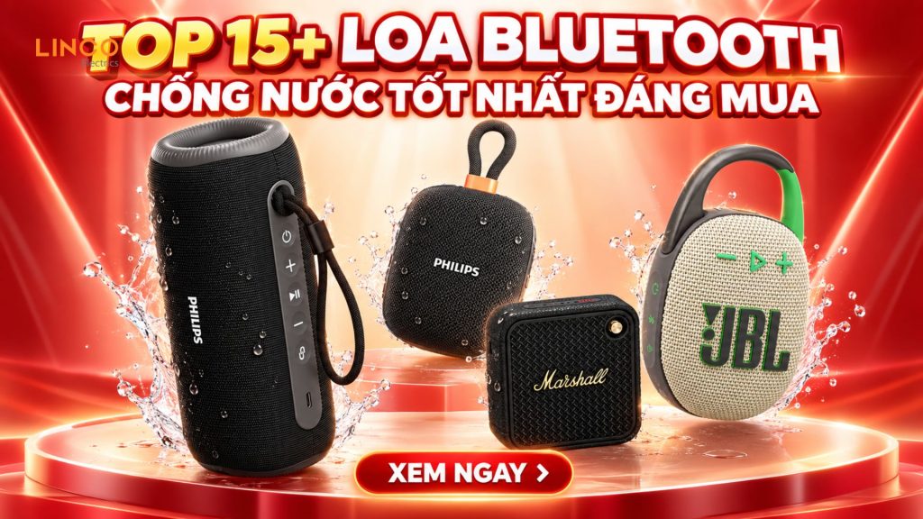 gợi ý loa Bluetooth chống nước tốt