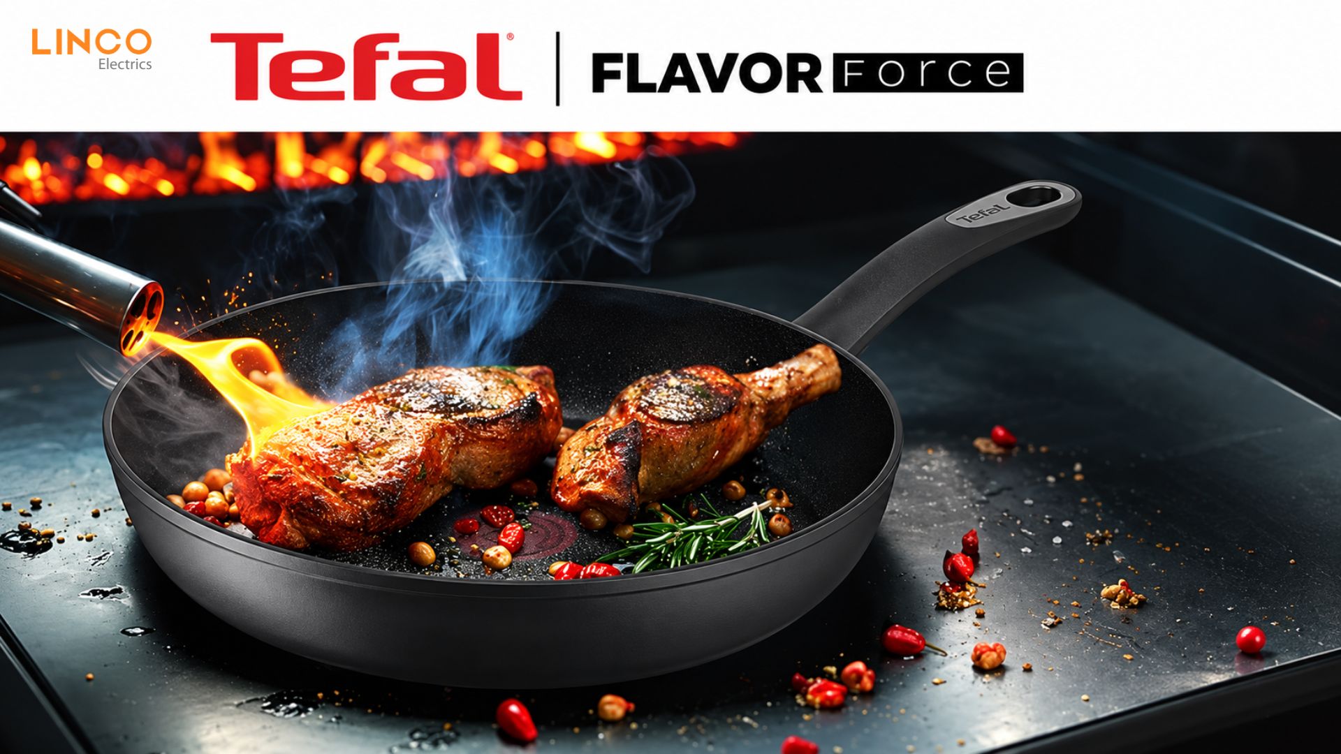Chảo chiên chống dính Tefal Flavor Force E2770574 26cm uy tín