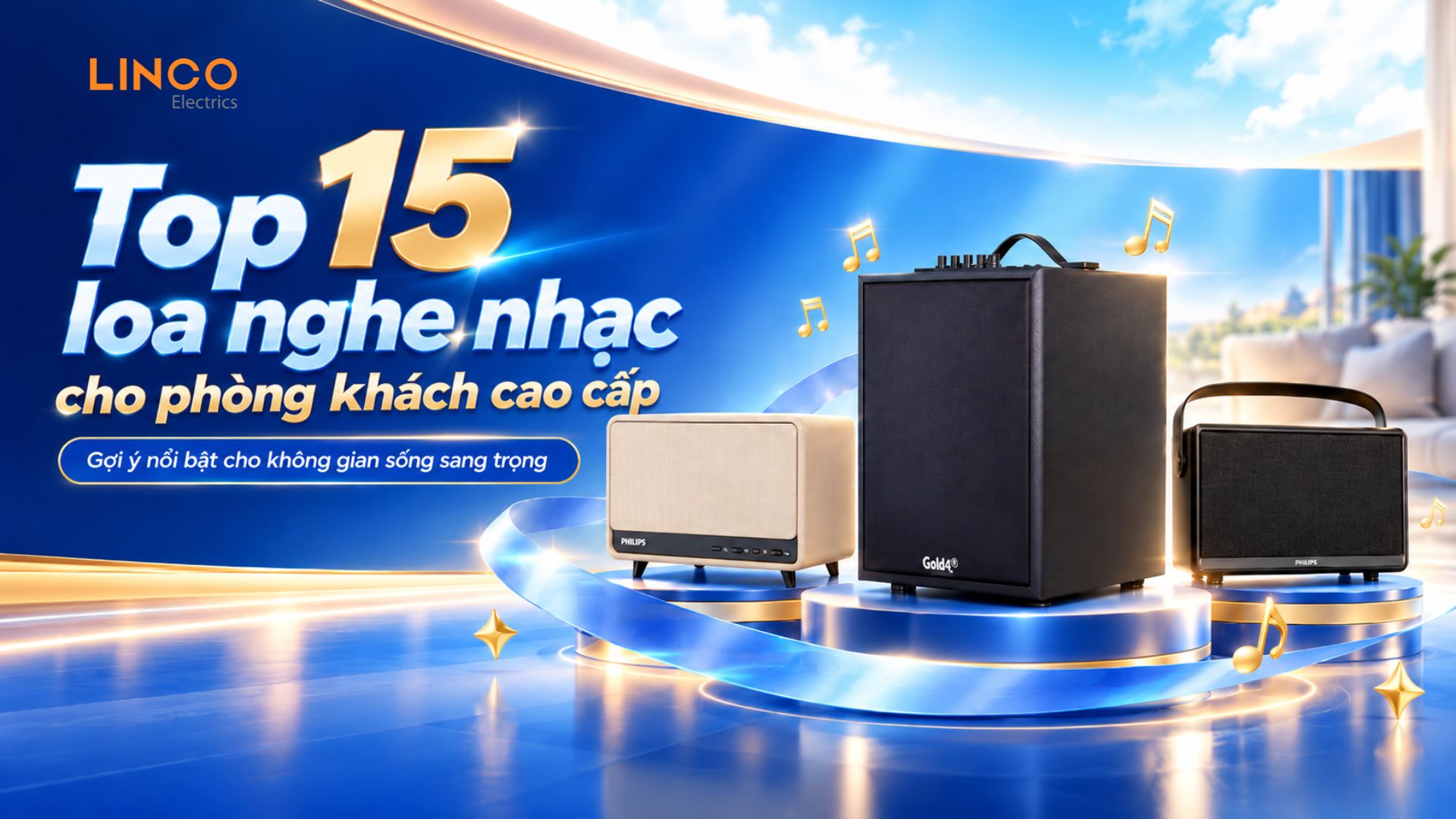 Top 15 loa nghe nhạc cho phòng khách cao cấp gia đình HIFI