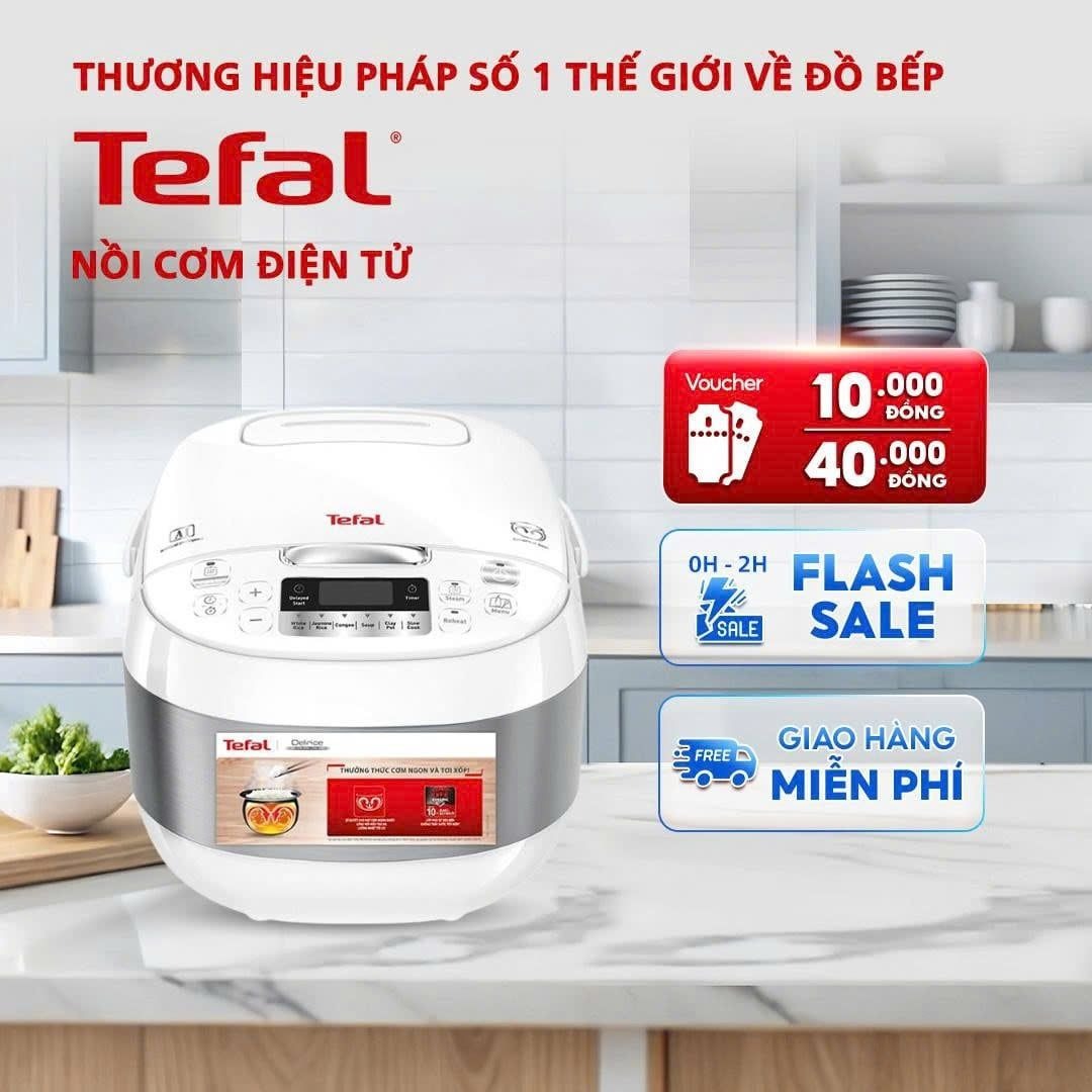 nồi cơm điện tử Tefal RK752168 1.8L bao nhiêu tiền